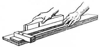 Fig. 26.Method of using Shooting Board.