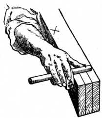 Fig. 82.Gauging the
    Timber.