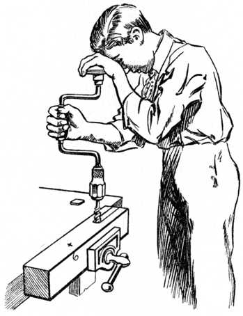 Fig. 85.Vertical Boring previous to Chiselling.