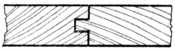 Fig. 93.Tongued and Grooved Flooring Board.