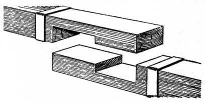 Fig. 219.Example of Tabled Joint with Straps.