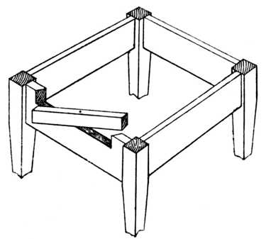 Fig. 243.Revolving Fly Rail for Table.
    See Pivoted Fly or Front Rail.