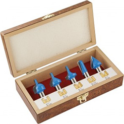 Router bit starter sets