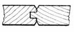 Fig. 99.Matchboarding
    Vee'd
    Both Sides.