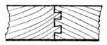 Fig. 101.Double-dovetailed,
    Tongued and
    Grooved.