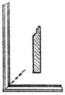 Fig. 321.
    Mitred Skirting.