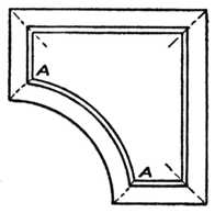 Fig. 322.
    Curved Mitre.