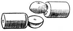 Fig. 345.Cornice Pole Joint.