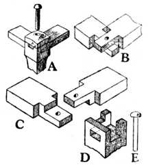 Fig. 348.Joint for
    Home-made Cot.